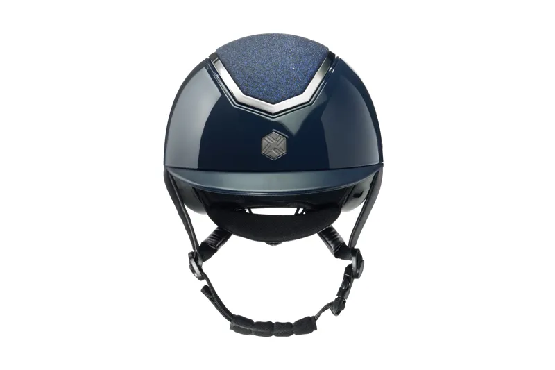 Charles Owen EQx Kylo Sparkly Riding Helmet Navy Gloss/Pewter-1